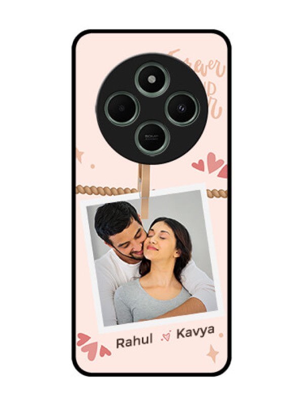 Custom Poco M7 5G Custom Glass Phone Case - Forever And Ever Love Design