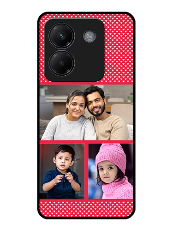 Custom Poco M7 Pro 5G Custom Glass Phone Case - Bulk Photo Upload Design