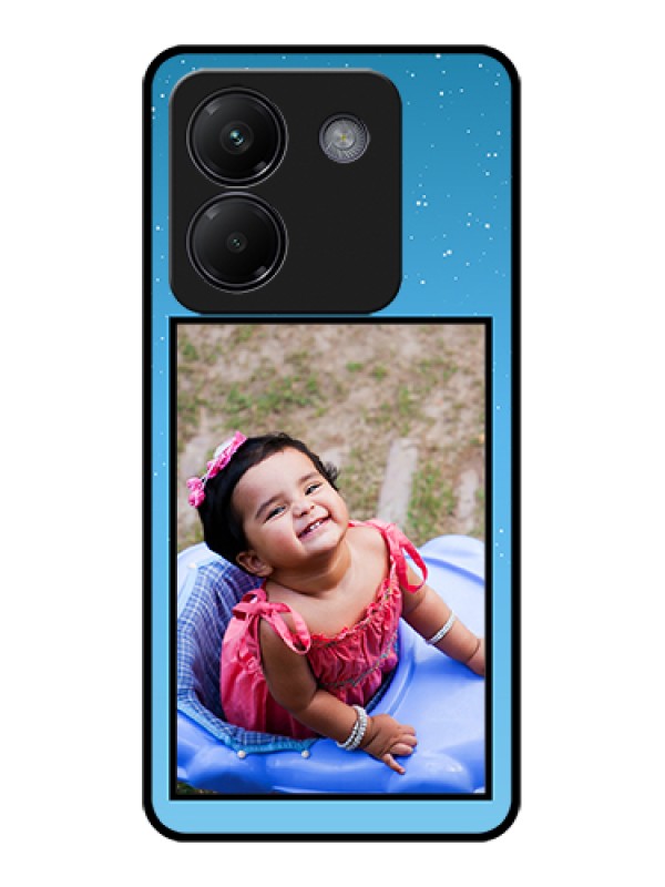 Custom Poco M7 Pro 5G Custom Glass Phone Case - Wave Pattern Colorful Design