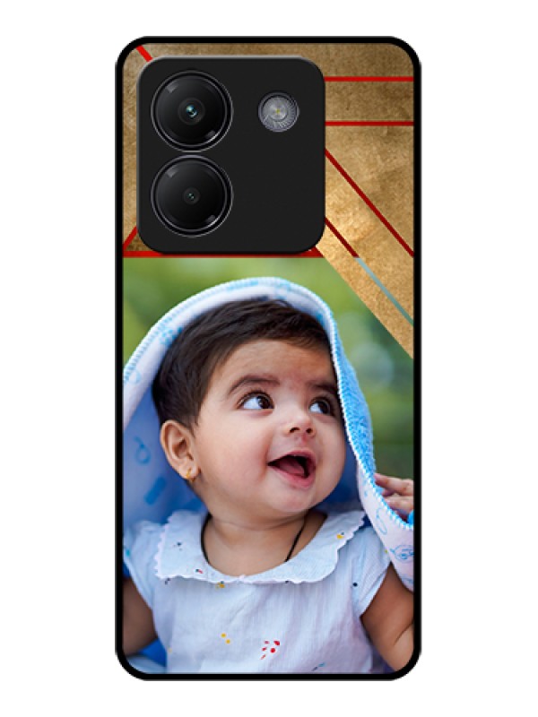 Custom Poco M7 Pro 5G Custom Glass Phone Case - Gradient Abstract Texture Design