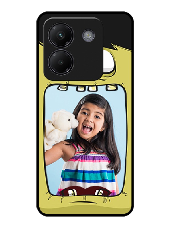 Custom Poco M7 Pro 5G Custom Glass Phone Case - Cartoon Monster Back Case Design