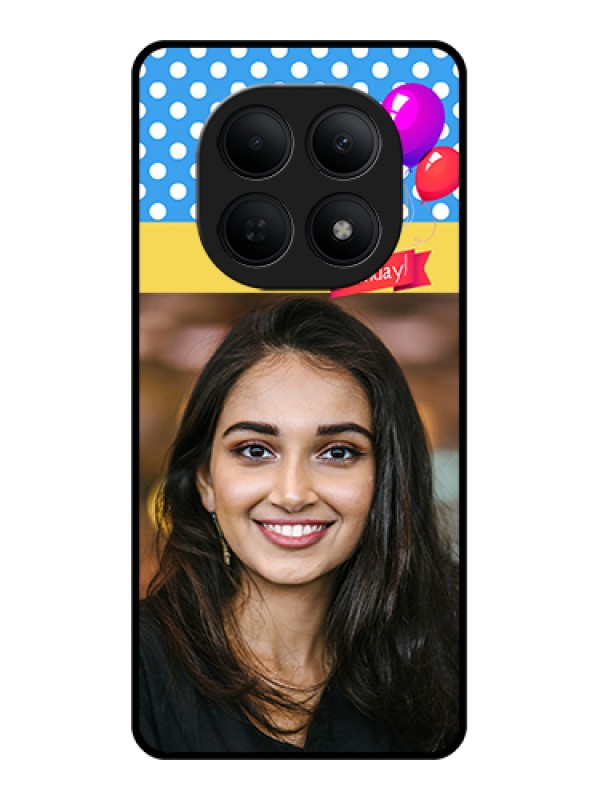 Custom Poco M8 5G Custom Glass Phone Case - Happy Birthday Design