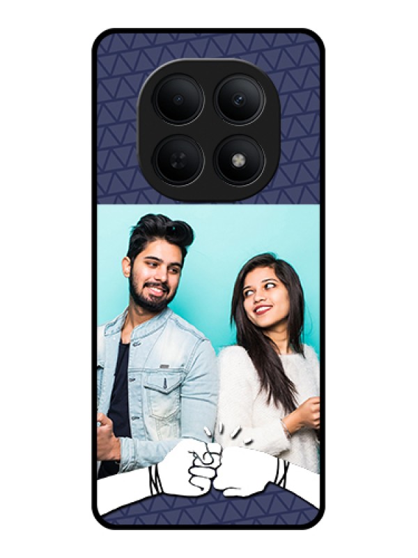 Custom Poco M8 5G Custom Glass Phone Case - With Best Friends Design