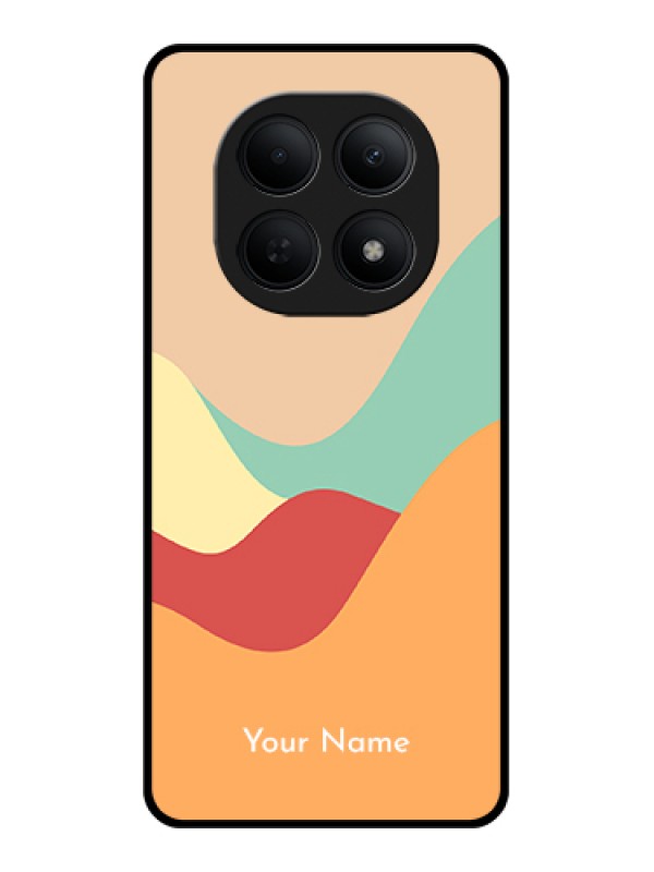 Custom Poco M8 5G Custom Glass Phone Case - Ocean Waves Multi - Colour Design