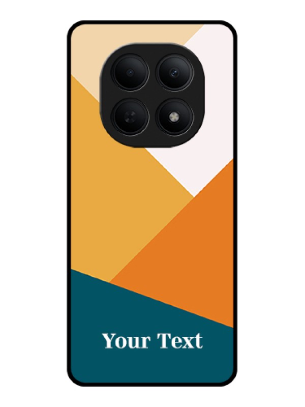 Custom Poco M8 5G Custom Glass Phone Case - Stacked Multi - Colour Design
