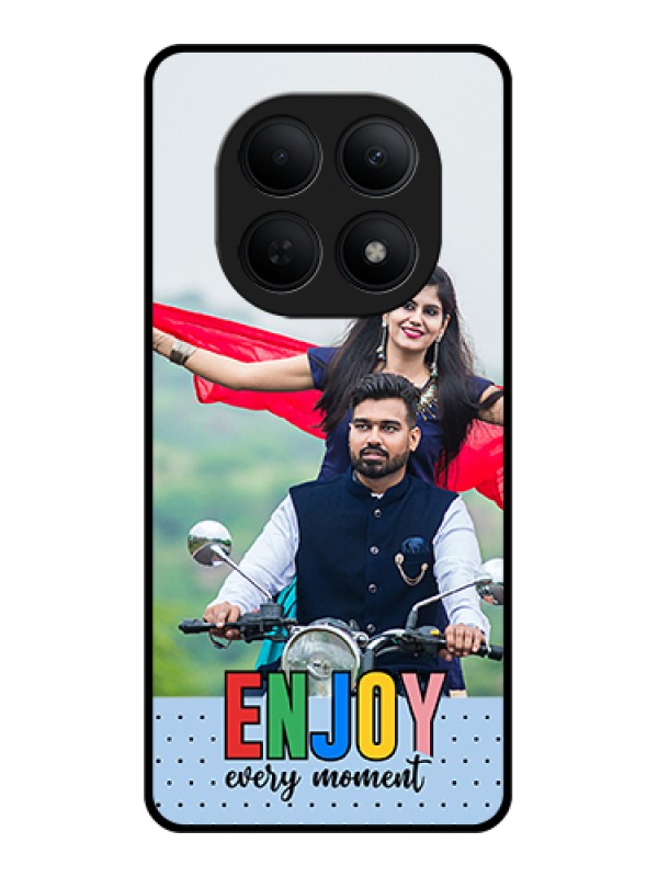 Custom Poco M8 5G Custom Glass Phone Case - Enjoy Every Moment Design