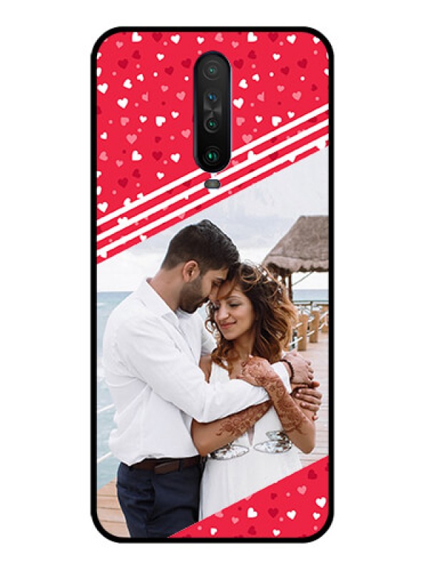 Custom Poco X2 Custom Glass Mobile Case  - Valentines Gift Design