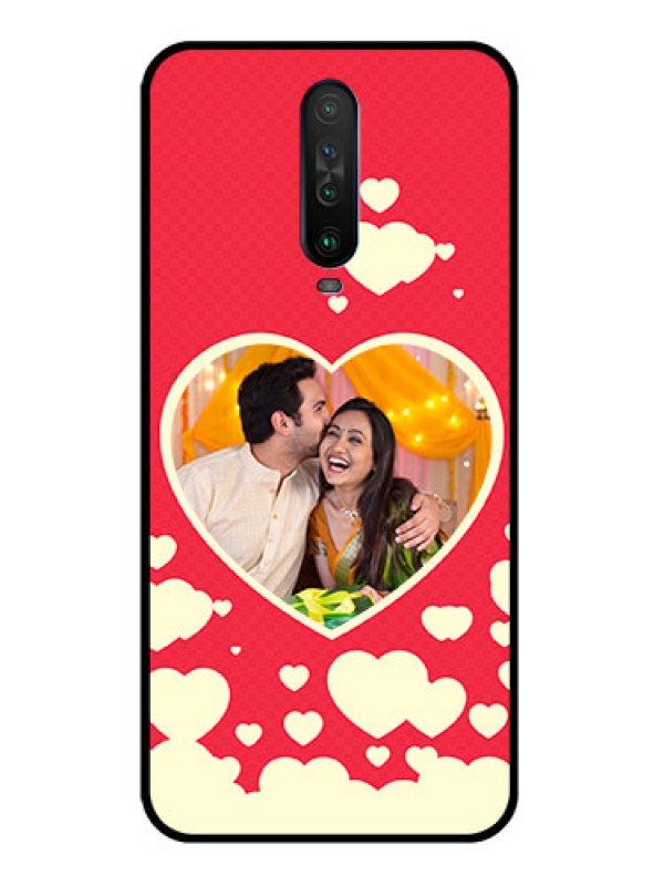 Custom Poco X2 Custom Glass Mobile Case  - Love Symbols Phone Cover Design