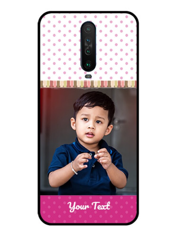 Custom Poco X2 Photo Printing on Glass Case  - Cute Girls Cover Design