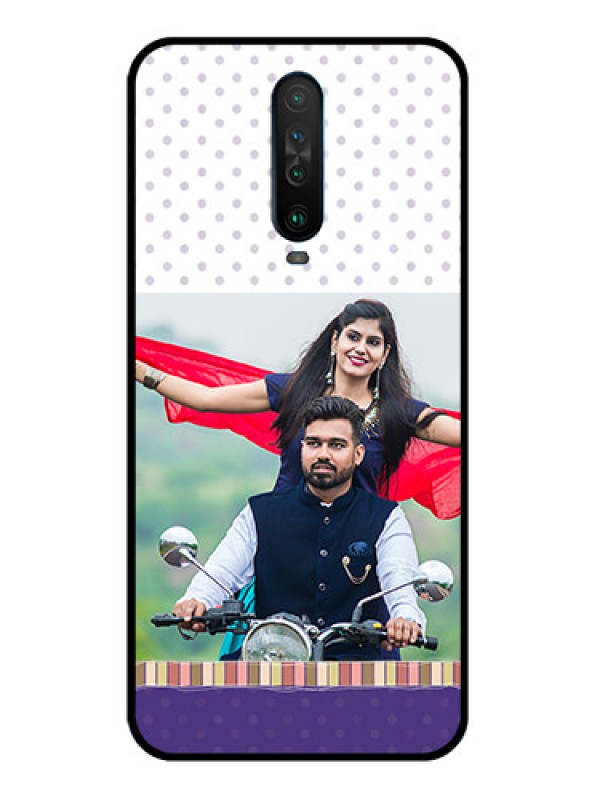 Custom Poco X2 Photo Printing on Glass Case  - Cute Family Design