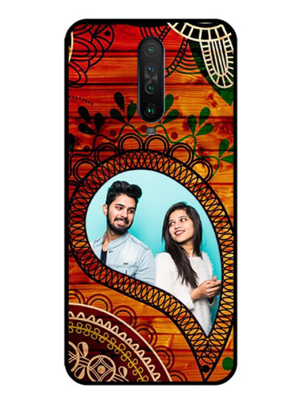 Custom Poco X2 Personalized Glass Phone Case  - Abstract Colorful Design