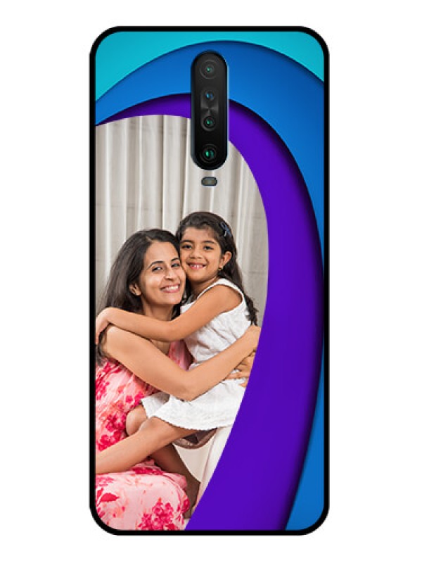 Custom Poco X2 Photo Printing on Glass Case  - Simple Pattern Design