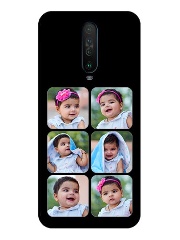 Custom Poco X2 Photo Printing on Glass Case  - Multiple Pictures Design