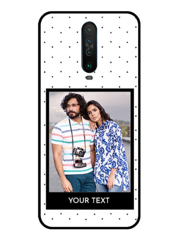 Custom Poco X2 Photo Printing on Glass Case  - Premium Design