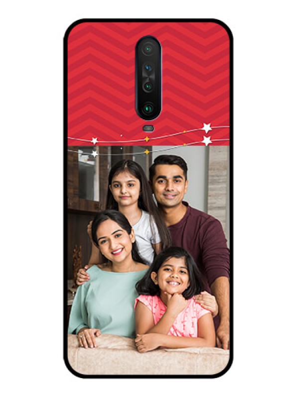 Custom Poco X2 Personalized Glass Phone Case  - Happy Family Design