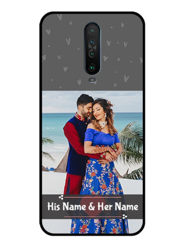Custom Poco X2 Custom Glass Mobile Case  - Buy Love Design with Photo Online