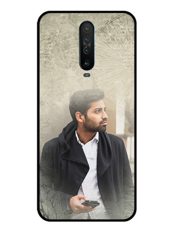 Custom Poco X2 Custom Glass Phone Case  - with vintage design