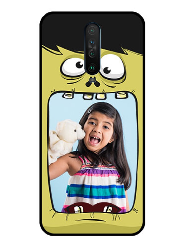 Custom Poco X2 Personalized Glass Phone Case  - Cartoon monster back case Design