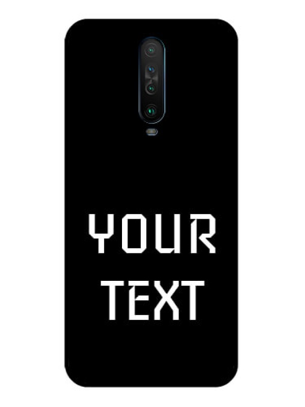 Custom Poco X2 Your Name on Glass Phone Case