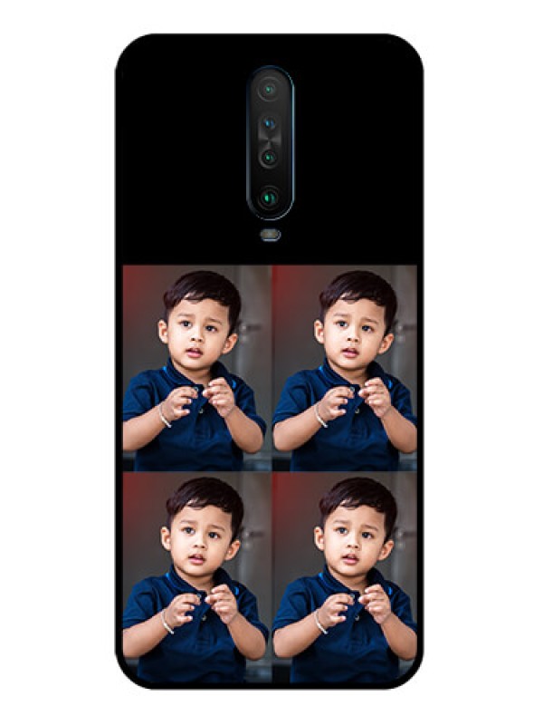 Custom Poco X2 4 Image Holder on Glass Mobile Cover