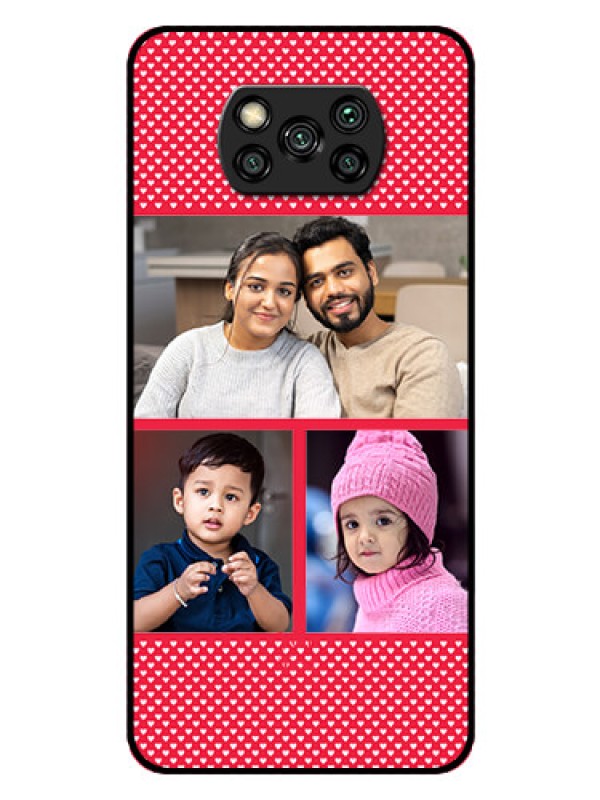 Custom Poco X3 Pro Personalized Glass Phone Case  - Bulk Pic Upload Design