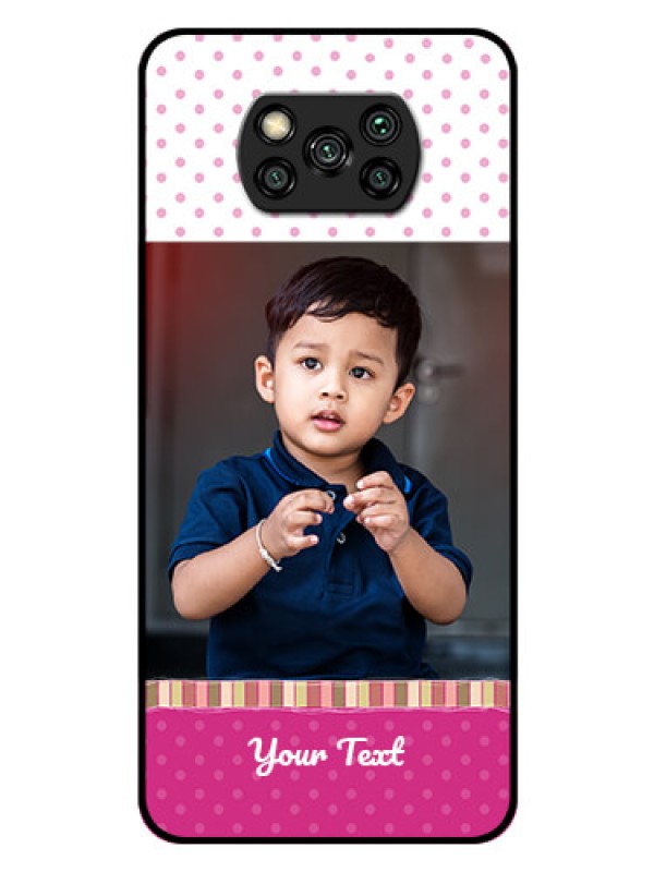 Custom Poco X3 Pro Photo Printing on Glass Case  - Cute Girls Cover Design