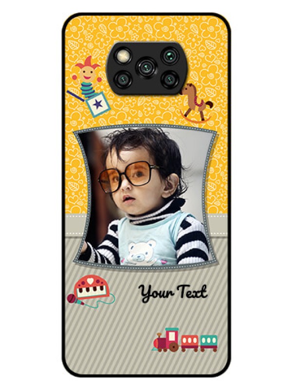 Custom Poco X3 Pro Personalized Glass Phone Case  - Baby Picture Upload Design