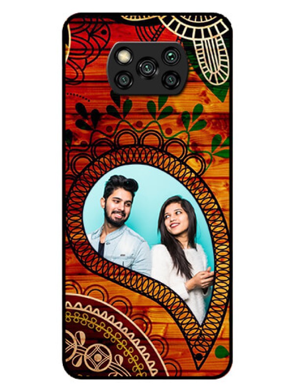 Custom Poco X3 Pro Personalized Glass Phone Case  - Abstract Colorful Design