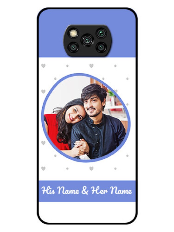 Custom Poco X3 Photo Printing on Glass Case  - Premium Case Design