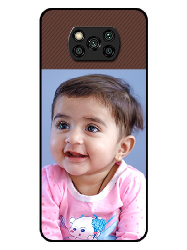 Custom Poco X3 Custom Glass Mobile Case  - Elegant Case Design