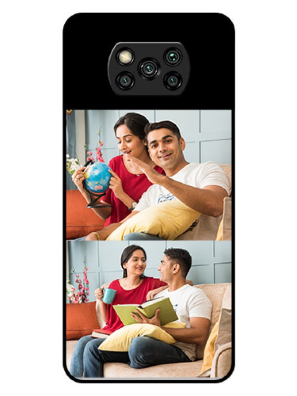 Custom Poco X3 2 Images on Glass Phone Cover