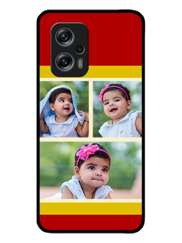 Custom Poco X4 Gt 5G Custom Glass Mobile Case - Multiple Pic Upload Design