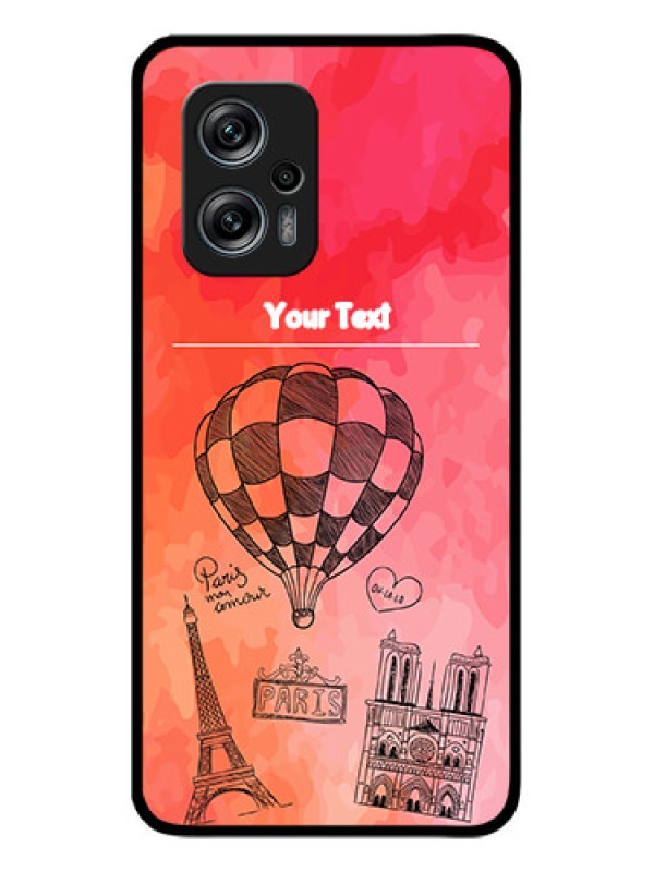 Custom Poco X4 Gt 5G Custom Glass Phone Case - Paris Theme Design