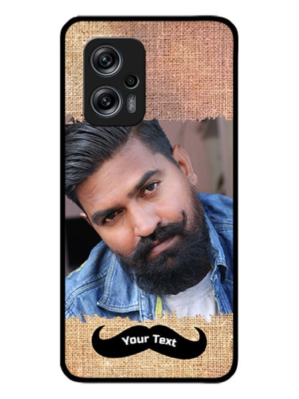Custom Poco X4 Gt 5G Personalized Glass Phone Case - with Texture Design
