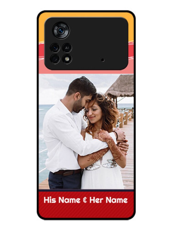 Custom Poco X4 Pro 5G Custom Glass Mobile Case - Colorful Case Design