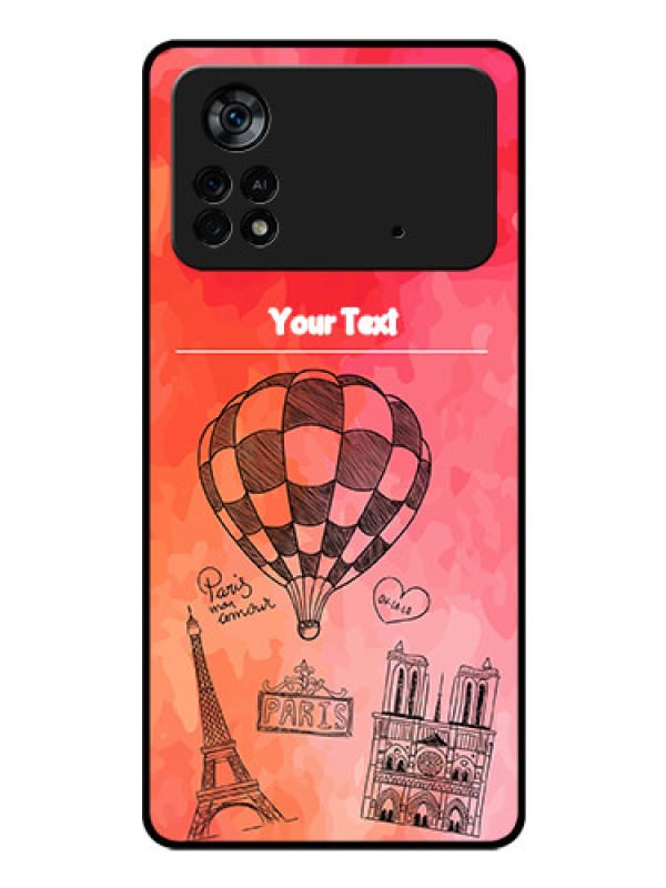 Custom Poco X4 Pro 5G Custom Glass Phone Case - Paris Theme Design