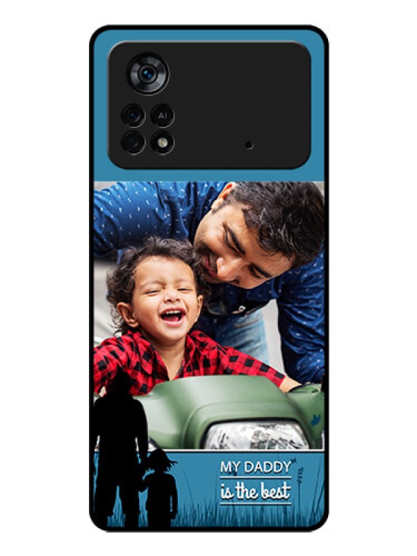 Custom Poco X4 Pro 5G Custom Glass Mobile Case - Best dad design