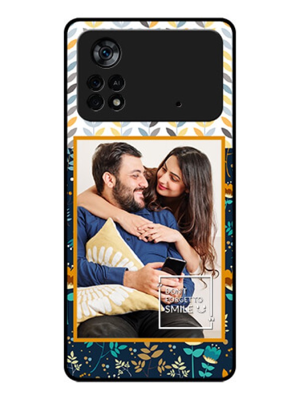 Custom Poco X4 Pro 5G Custom Glass Mobile Case - Pattern Design