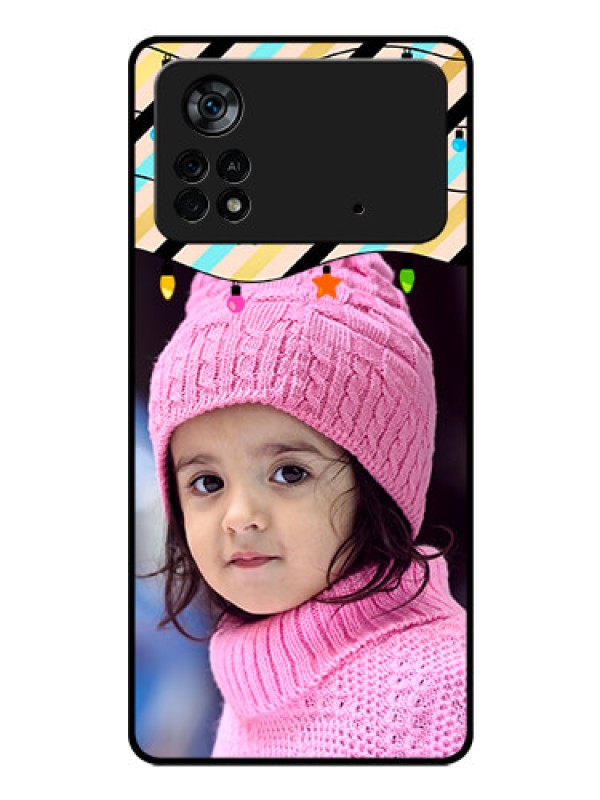 Custom Poco X4 Pro 5G Custom Glass Mobile Case - Lights Hanging Design