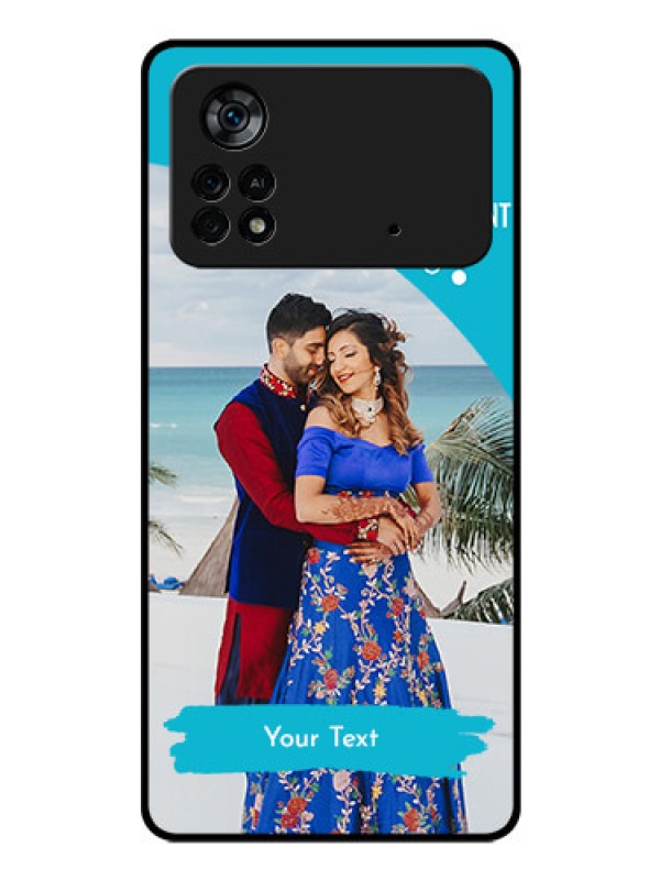 Custom Poco X4 Pro 5G Custom Glass Mobile Case - Happy Moment Design