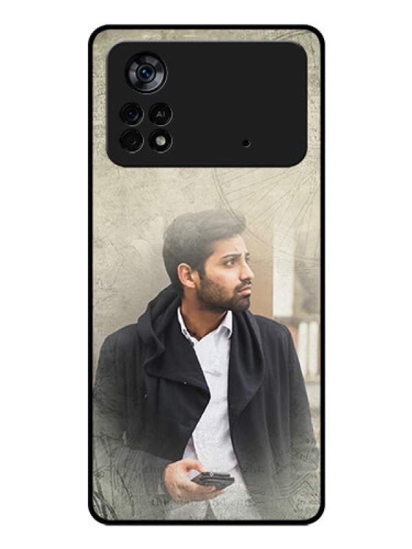 Custom Poco X4 Pro 5G Custom Glass Phone Case - with vintage design