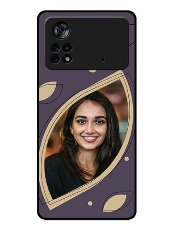 Custom Poco X4 Pro 5G Custom Glass Mobile Case - Falling Leaf Design