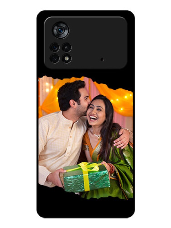 Custom Poco X4 Pro 5G Custom Glass Phone Case - Tear-off Design
