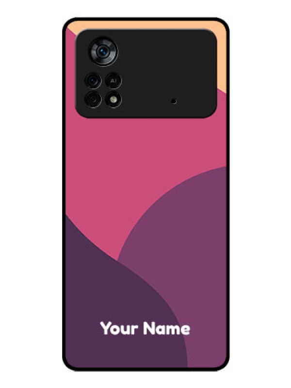 Custom Poco X4 Pro 5G Custom Glass Phone Case - Mixed Multi-colour abstract art Design