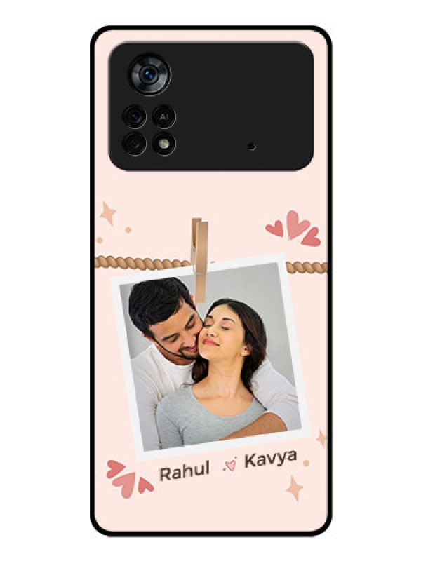 Custom Poco X4 Pro 5G Custom Glass Phone Case - Forever and ever love Design