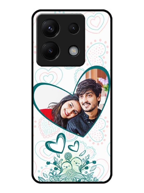 Custom Poco X6 5G Custom Glass Phone Case - Premium Couple Design