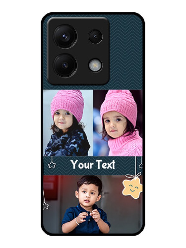 Custom Poco X6 5G Custom Glass Phone Case - Hanging Stars Design