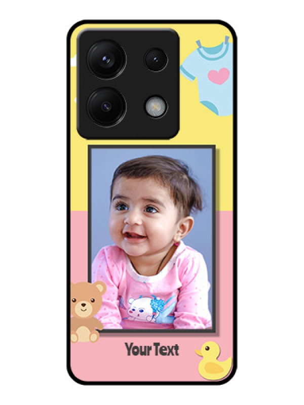 Custom Poco X6 5G Custom Glass Phone Case - Kids 2 Color Design