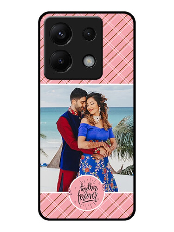Custom Poco X6 5G Custom Glass Phone Case - Together Forever Design