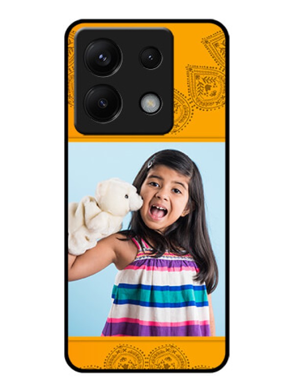 Custom Poco X6 5G Custom Glass Phone Case - Photo Wedding Design